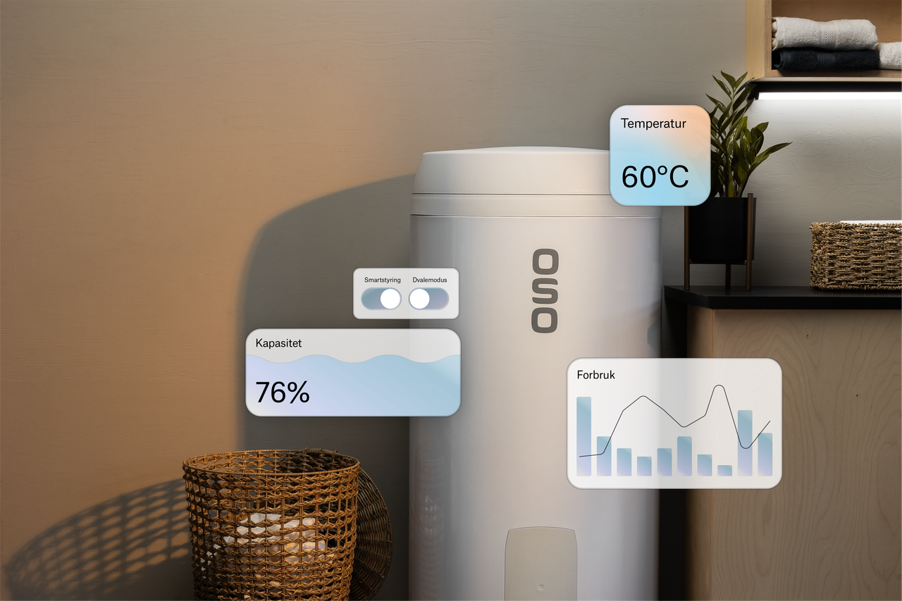 Du kan få tilbake inntil 4.000 kroner av totalkostnad når du investerer i en smart varmtvannsbereder. I totalkostnaden inngår smart varmtvannsbereder, rørleggerarbeid og elektrikerarbeid. Spør oss gjerne om dette.